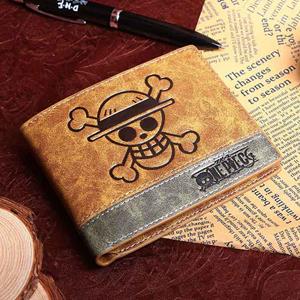 HSHWednesday3 Cartoon Anime Student Portemonnee Een Stuk Chopper Cool Brown Billfold PU Portefeuilles Casual Lederen Portefeuilles Monkey D Luffy Bag