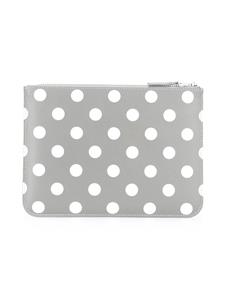 Comme Des Garçons Wallet polka dot portemonnee - Grijs