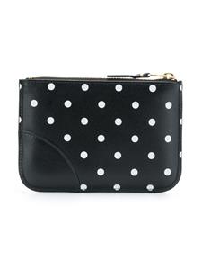 Comme Des Garçons Wallet polka dot coin purse - Zwart