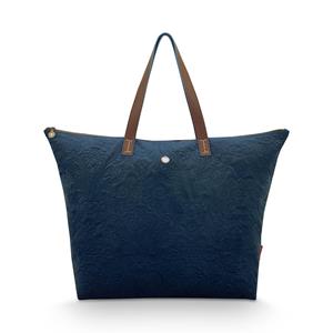 PiP Studio Velvet Quiltey Days totebag blauw