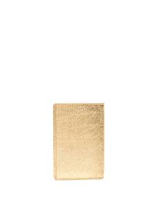 Comme Des Garçons Wallet Portemonnee met logo-reliëf - Goud