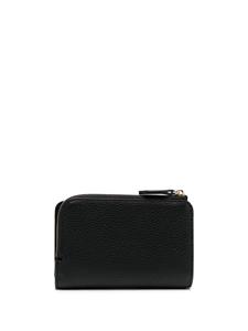 Emporio Armani Leren pasjeshouder - Zwart