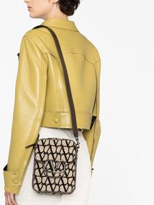 Valentino Locò Toile schoudertas - Beige