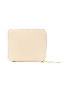 Comme Des Garçons Wallet rits rond klassieke leren lijnportemonnee - Beige