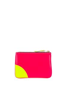 Comme Des Garçons Wallet Handtas met colourblocking - Oranje