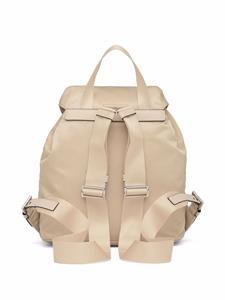 Prada Rugzak met logoplakkaat - Beige