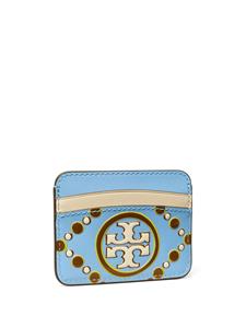Tory Burch Pasjeshouder met logo-reliëf - Blauw