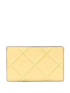 Tory Burch Fleming pasjeshouder met patroon - Geel
