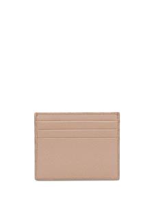 Prada Pasjeshouder met logoplakkaat - Beige
