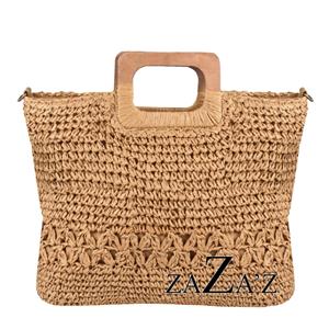 Zaza'z Gehaakte tas naturel