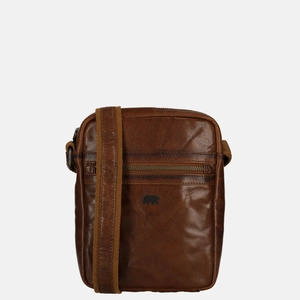 Bear Design crossbody tas cognac