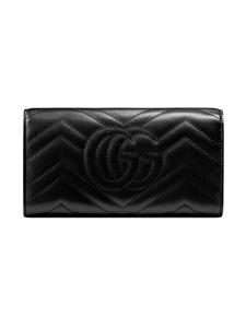 Gucci GG Marmont portemonnee - Zwart