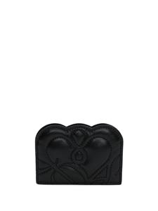 Alexander McQueen Gevoerde pasjeshouder - Zwart