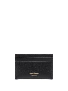 Ferragamo Leren pasjeshouder - Zwart