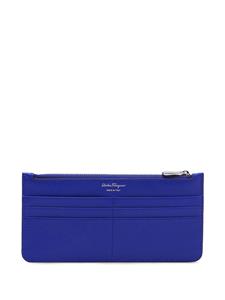 Ferragamo Leren pasjeshouder - Blauw