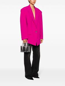 Kara crystal-fringe tote bag - Zwart