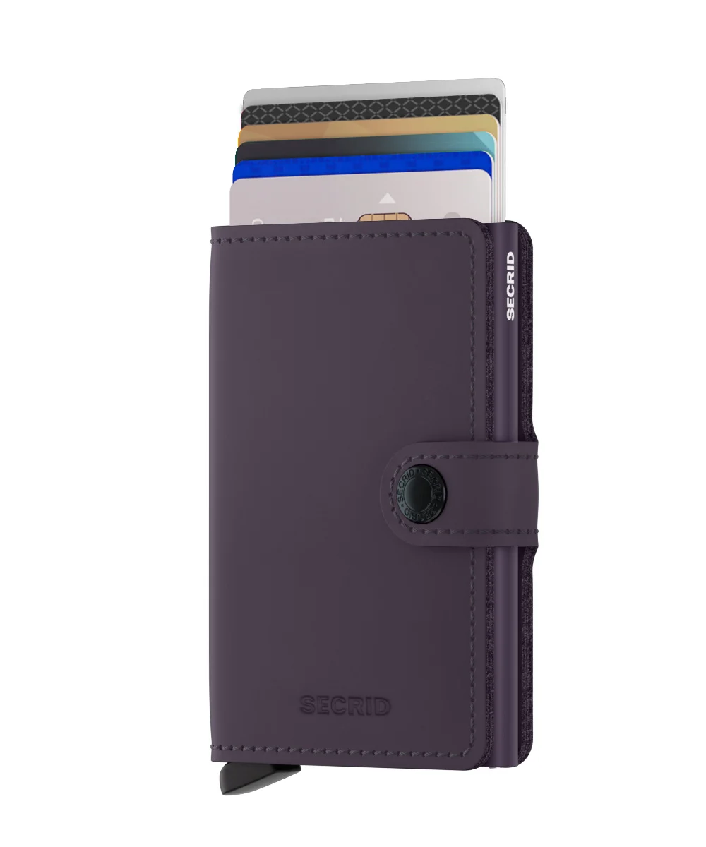 Secrid Miniwallet matte dark purple