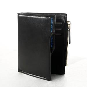 Men's Short Vertical Faux Leather Wallet Bifold Card Money Clutch Multi-slot