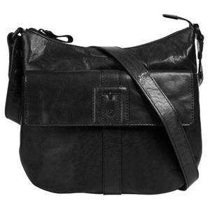 Spikes & Sparrow Schoudertas echt leder
