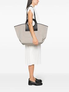 Hereu large Cala tote bag - Beige