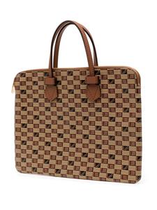 Moreau monogram-pattern laptop case - Veelkleurig