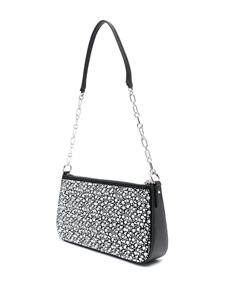 Michael Michael Kors stud-embellished leather shoulder bag - Zwart