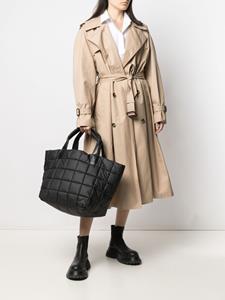 VeeCollective Gewatteerde shopper - Zwart