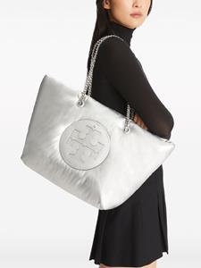 Tory Burch Ella shopper met logo - Zilver