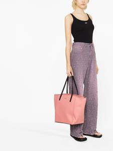 BY FAR Club canvas shopper - Roze