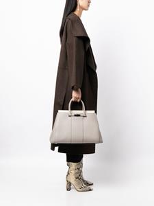 Gucci Indy Bamboo leren shopper - Grijs