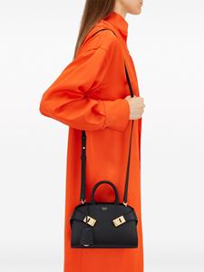 Ferragamo Hug leren tas - Zwart