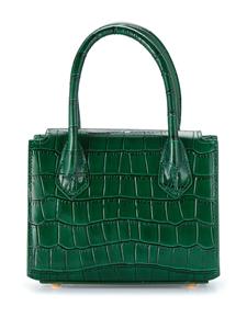 Mateo Diana shopper met krokodillenleer-effect - Groen