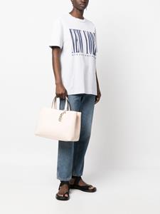 Armani Exchange Shopper van imitatieleer - Beige