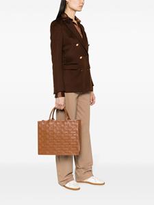 Elisabetta Franchi Shopper met monogram - Bruin