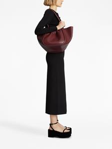 Proenza Schouler Carved Python leren shopper - Rood