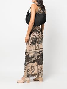 Off-White Verfraaide schoudertas - Zwart