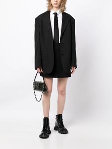 Valentino Rockstud leren schoudertas - Zwart