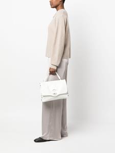 Zanellato Postina leren shopper - Wit