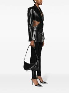 Mugler Spiral Curve 01 kleine schoudertas - Zwart