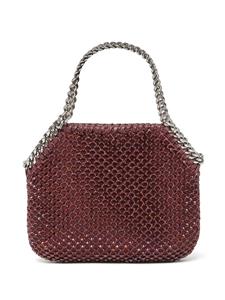 Stella McCartney mini Falabella crystal-mesh tote bag - Rood