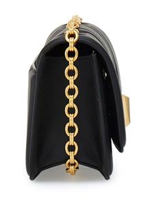 Ferragamo Gancini leren schoudertas - Zwart