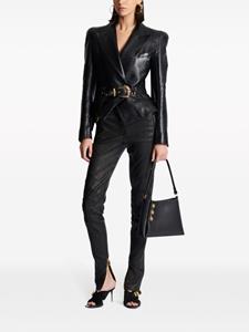 Balmain Emblem schoudertas - Zwart
