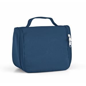 Toilettas City Traveler - ophangbaar aan haak - blauw - 20 x 16 x 8 cm - kind/volwassenen -