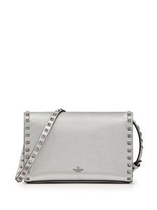 Valentino Rockstud leren schoudertas - Zilver