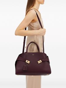 Ferragamo Leren shopper - Rood