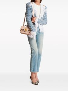 Balmain B-Buzz 24 leren schoudertas - Beige