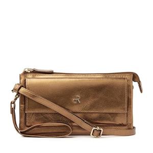 DR Amsterdam Metallics Shoulderbag - Clutch I gold Damestas