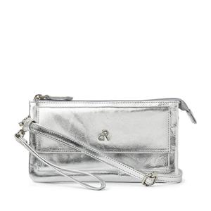 DR Amsterdam Metallics Shoulderbag - Clutch I silver Damestas