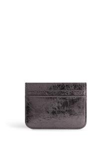 Balenciaga Monaco metallized leather wallet - Grijs