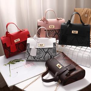 Ongwns Women Luxury Camera Handbags Cosmetic Bag Messenger Bag Shoulder Bags Chain Snake Print